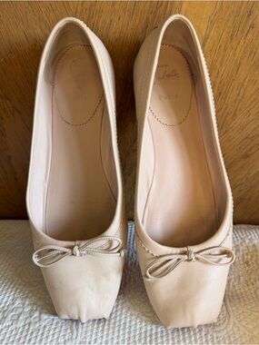 Christian Louboutin Mamadrague leather ballet flats size US10.5